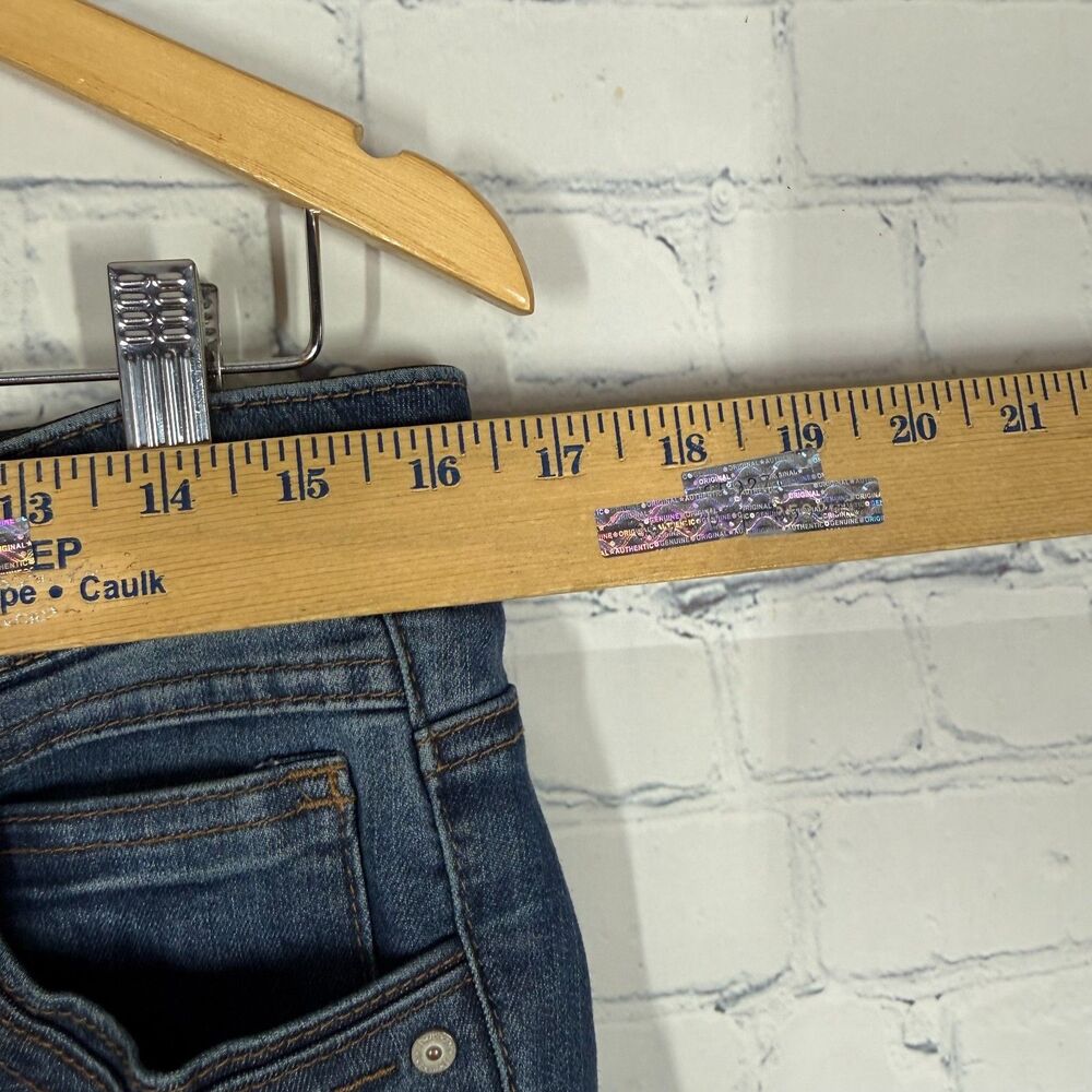 Democracy Ab Solution Jeans Womens 8 Dark Wash Skinny Stretch High Rise Denim - Picture 10 of 16